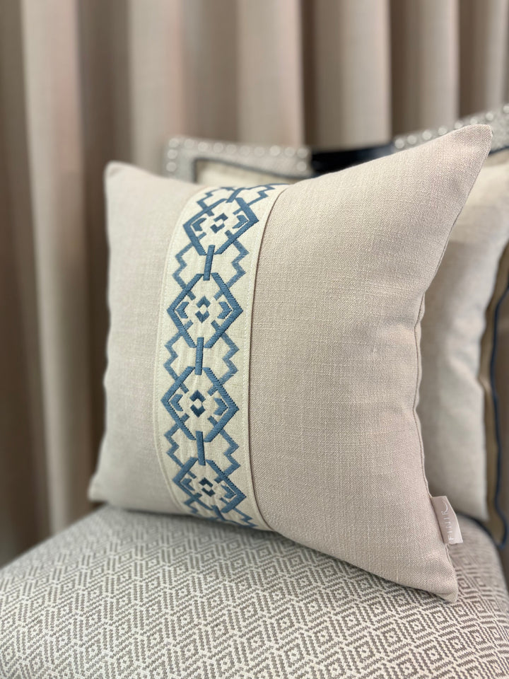 Eman Cushion Croix Squadron Blue