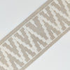 Curtains with YaYa Trim in Nimbus White - Single
