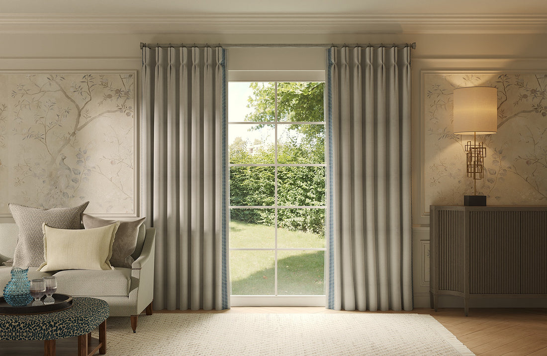 Curtain with Skeffington in Sqaudron Blue - Single