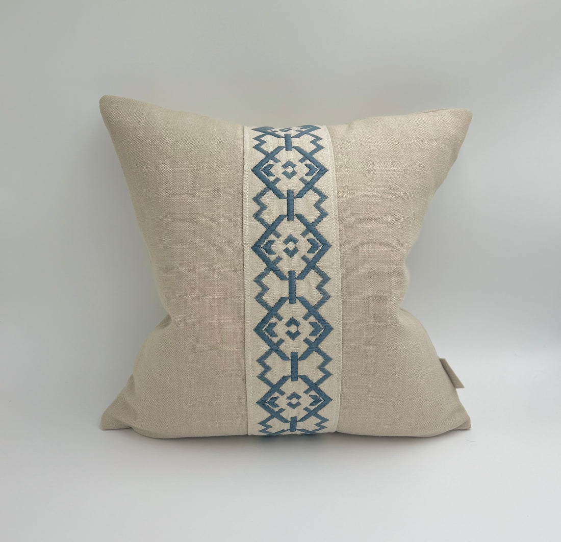 Eman Cushion Croix Squadron Blue