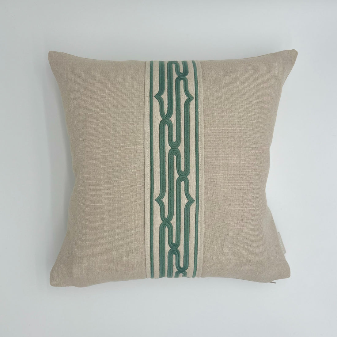 Eman Cushion Rollo Celadon Green